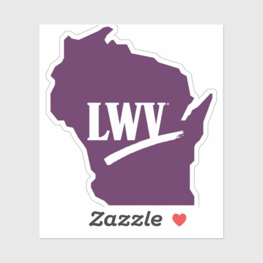 Sticker LWV Wisconsin (Feuille)
