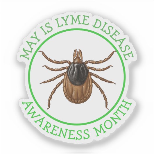 Sticker Lyme Disease Awareness Month | Deer Tick  (Devant)