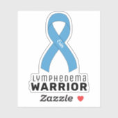 Sticker Lymphedema Warrior Vinyl (Feuille)