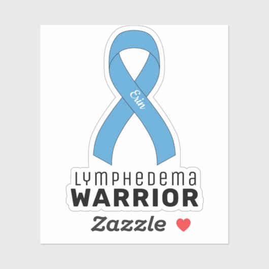 Sticker Lymphedema Warrior Vinyl (Feuille)
