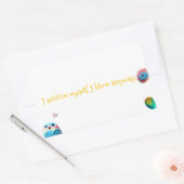 Sticker Lyric - "Je M'Archive Moi-Même. J'Ai Bloom (Enveloppe)