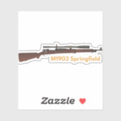 Sticker M1903 Sniper Rifle (Feuille)