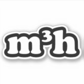 Sticker m3h (Devant)