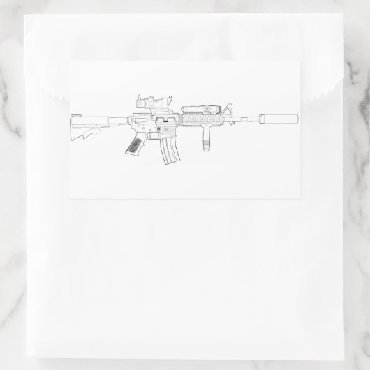 Sticker M4 SOPMOD (Sac)