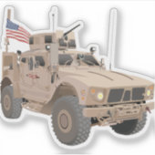Sticker M-ATV MRAP Camion militaire de l'armée (Devant)