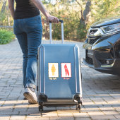 Sticker Ma femme contre ta femme | surfer (Valise Insitu)