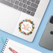 Sticker Ma gentillesse est A.I. Généré (Ordinateur portable avec iPhone)