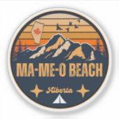 Sticker Ma-Me-O Beach (Alberta) (Devant)