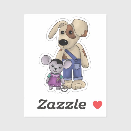 Sticker ma poupée (Feuille)