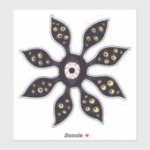 Sticker Macabre Oeil Horreur Art Halloween (Feuille)