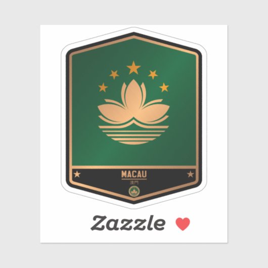 Sticker Macao (Feuille)