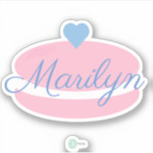 Sticker Macarons Boulangerie Sucres Baker (Devant)