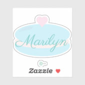 Sticker Macarons Boulangerie Sucres Baker (Feuille)