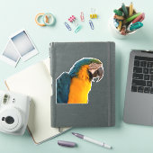 Sticker Macaw bleu (Couverture iPad)