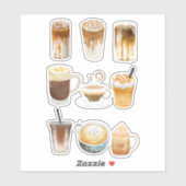 Sticker Macchiato Collage (Feuille)