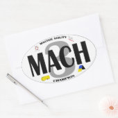 Sticker MACH Dog Agility titre (Enveloppe)