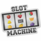 Sticker Machine à sous (Devant)