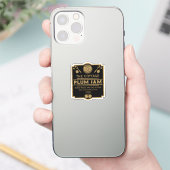 Sticker Machine de conservation de la confiture de plum (Téléphone)