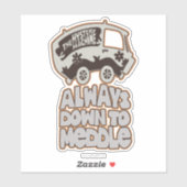 Sticker Machine Mystérieuse "Toujours À Manger" (Feuille)