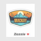 Sticker Mackay, Idaho (Feuille)