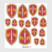 Sticker MACV SOG Vietnam Contour vétérans de guerre (Feuille)