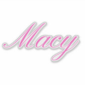 Sticker Macy (Devant)