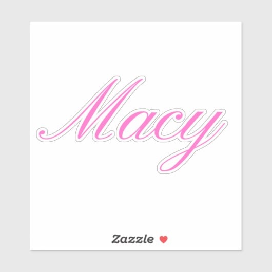 Sticker Macy (Feuille)