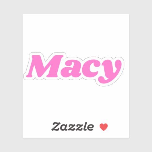 Sticker Macy (Feuille)
