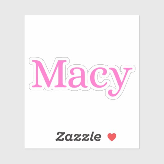 Sticker Macy (Feuille)