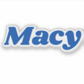 Sticker Macy (Devant)
