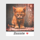 Sticker Mad Kitten (Feuille)