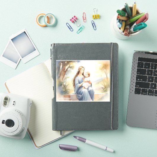 Sticker Madonna avec l'enfant Jésus (Couverture iPad)