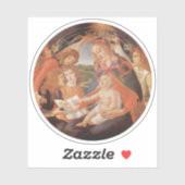 Sticker Madonna du Magnificat par Sandro Botticelli (Feuille)