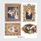 Sticker Madonna et l'enfant (Feuille)