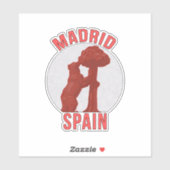 Sticker Madrid Espagne (Feuille)