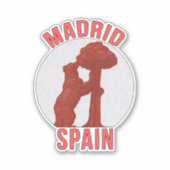 Sticker Madrid Espagne (Devant)