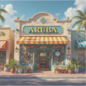 Sticker magasin Aruba (Devant)