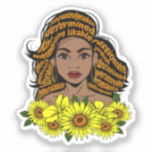 Sticker Magasin d'affirmation de motivation positive pour  (Recto)