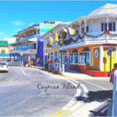 Sticker Magasins colorful des îles Cayman (Devant)