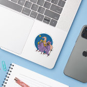 Sticker Magi (Ordinateur portable avec iPhone)