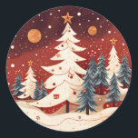 Sticker MAGIC CHRISTMAS MAGIE DE NOEL 02<br><div class="desc">Sticker autocollant
Motif de belles illustrations de Noel,  père noel,  sapin,  ambiance des fêtes de fin d'année.
Belles illustrations de la magie de Noel.
Un bel autocollant pour la décoration.
Cadeau pour faire plaisir et se faire.</div>