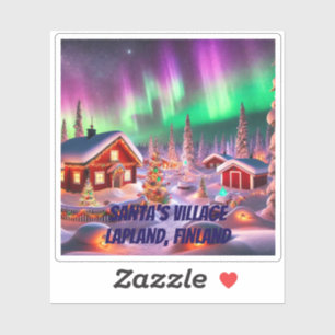 Sticker Magic Winter Wonderland : Village de Père Noël