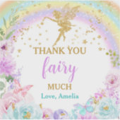 Sticker Magical Fairy Arc en ciel Anniversaire Favoriser S (Devant)