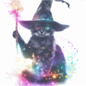 Sticker Magie de chat Wizard (Devant)