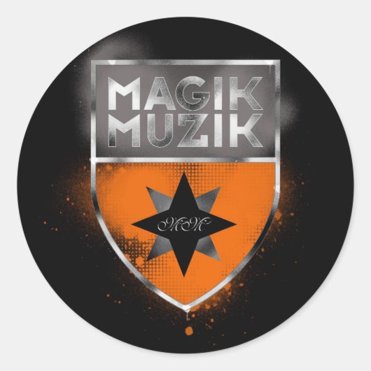 Sticker Magik Muzik (Devant)