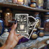 Sticker Magique Gothique sorcière Assistant Potion bouteil