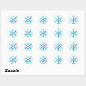 Sticker magique pour flocon de neige en hiver (Feuille)