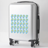 Sticker Magnifique plaisant Maître Récompense Commentaire  (Sur valise)