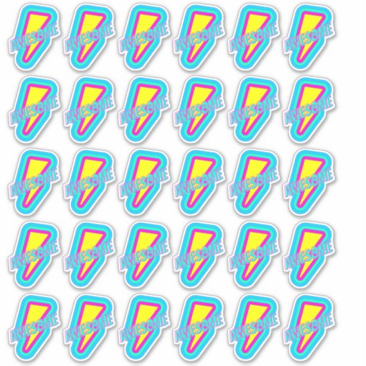 Sticker Magnifique plaisant Maître Récompense Commentaire (Devant)