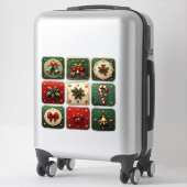 Sticker Magnifiquement conçus biscuits de Noël (Sur valise)